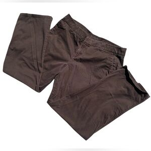 Brown Sonoma Life + Style Original Straight Leg Pants Women’s Size 16
